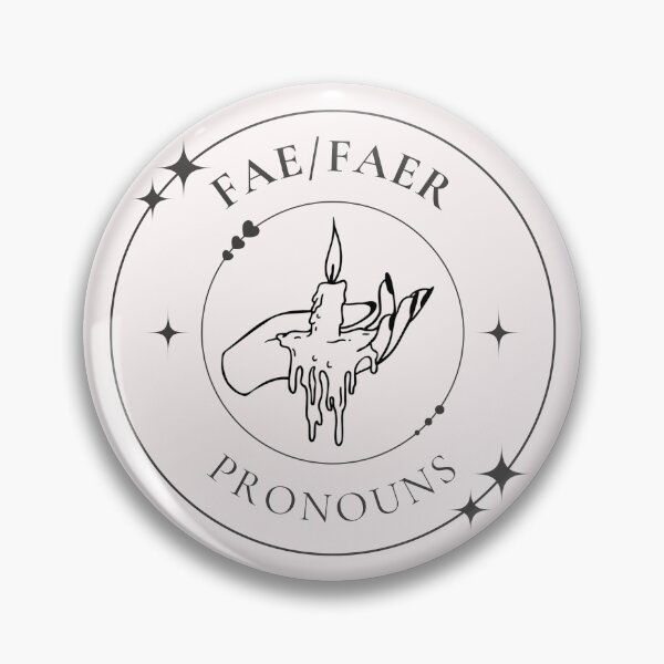 Item preview, Fae/Faer Pronouns | Witchy Aesthetic LGBTQ | Fae Faer Pronoun designed and sold by Furia LGBTQ+ Accessories.