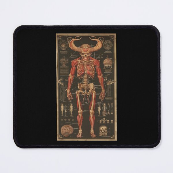Item preview, Minotaur Anatomy Chart: Navigating the Labyrinth of Mythical Physiology designed and sold by raistlin81.
