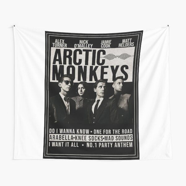 ARCTIC MONKEYS Am BANNER HUGE 4X4 Ft Fabric Poster Tapestry Art