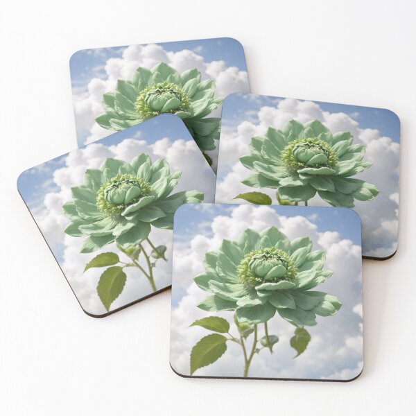 Item preview, Imaginary Beautiful Green Flower designed and sold by LunarNebula.