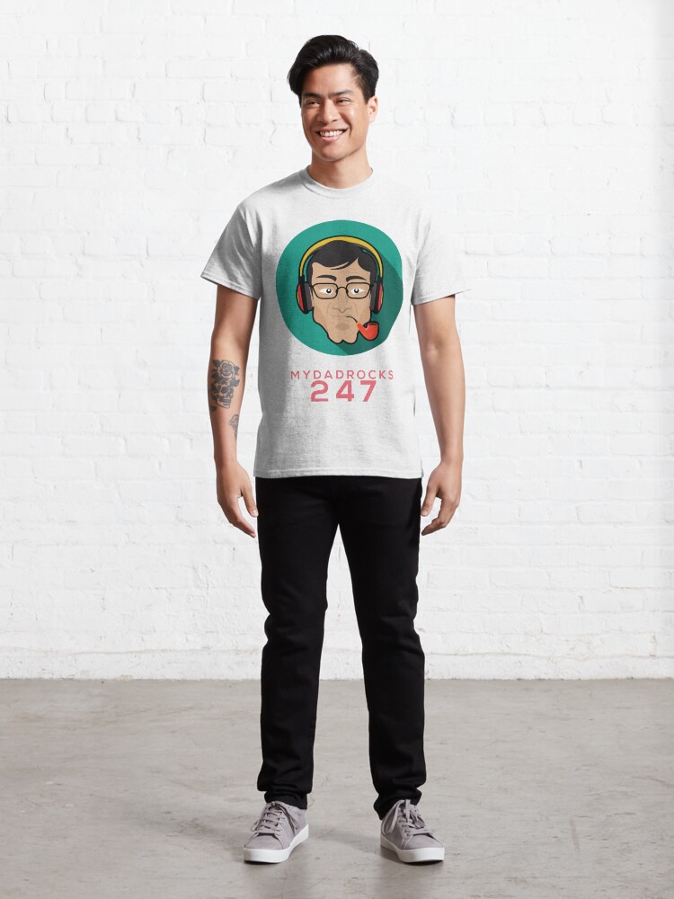 Alternate view of My Dad Rocks 24/7 - Pipe Classic T-Shirt