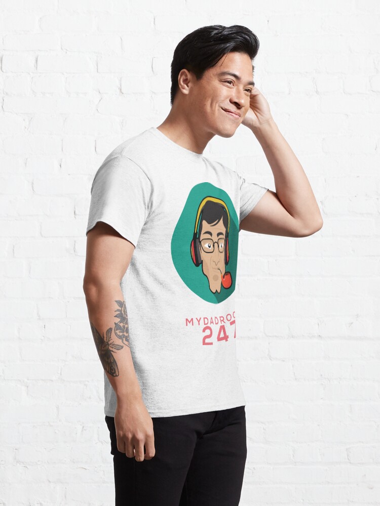 Alternate view of My Dad Rocks 24/7 - Pipe Classic T-Shirt