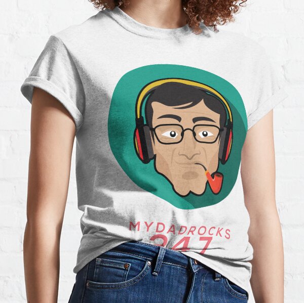 My Dad Rocks 24/7 - Pipe Classic T-Shirt