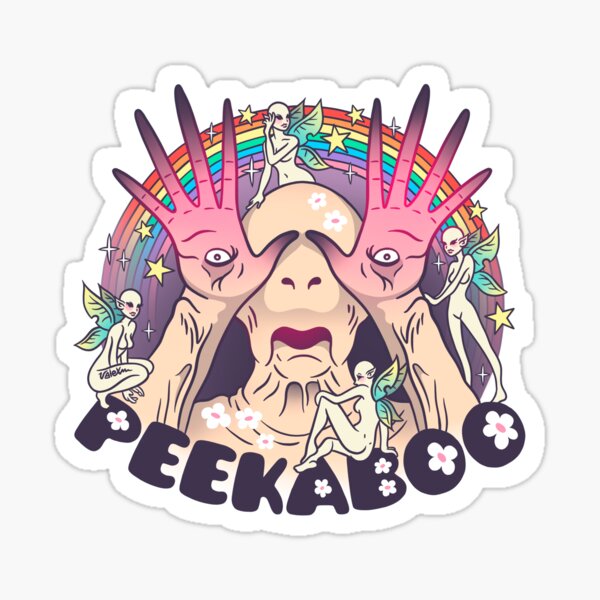 Peekaboo Stickers for Sale