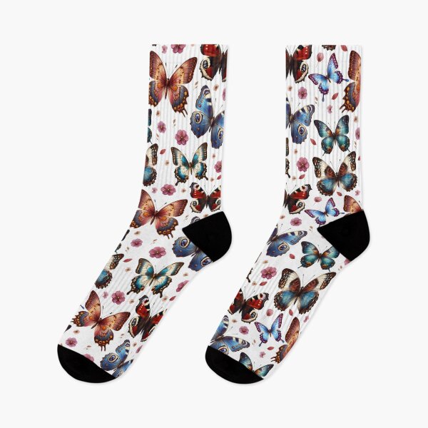 Item preview, Butterfly and flower pattern designed and sold by damomonkey.