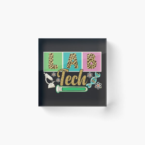 Item preview, Leopard Design Funny LAB Tech Vintage For Scientist & Chemistry Students  designed and sold by roboartpixel.