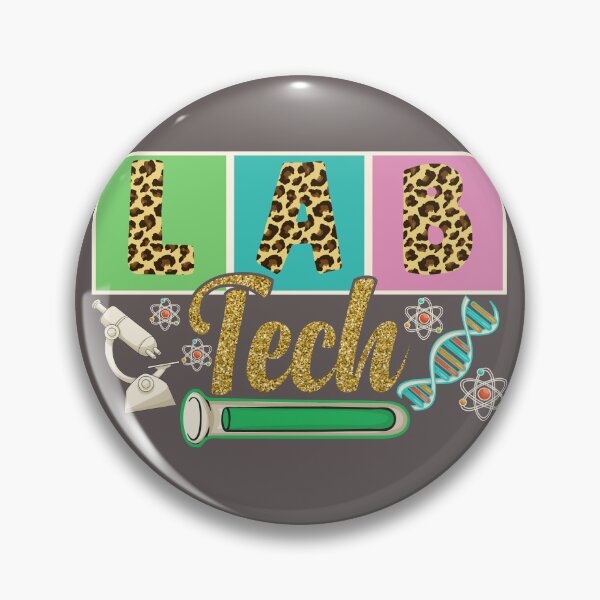 Item preview, Leopard Design Funny LAB Tech Vintage For Scientist & Chemistry Students  designed and sold by roboartpixel.