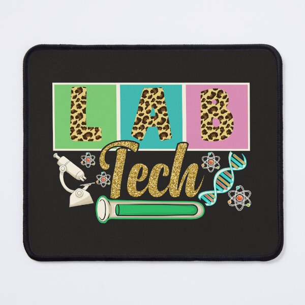 Item preview, Leopard Design Funny LAB Tech Vintage For Scientist & Chemistry Students designed and sold by roboartpixel.