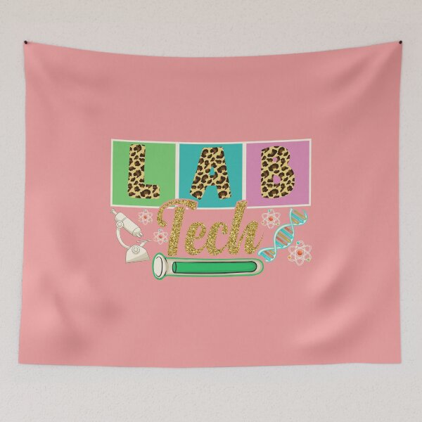 Item preview, Leopard Design Funny LAB Tech Vintage For Scientist & Chemistry Students  designed and sold by roboartpixel.