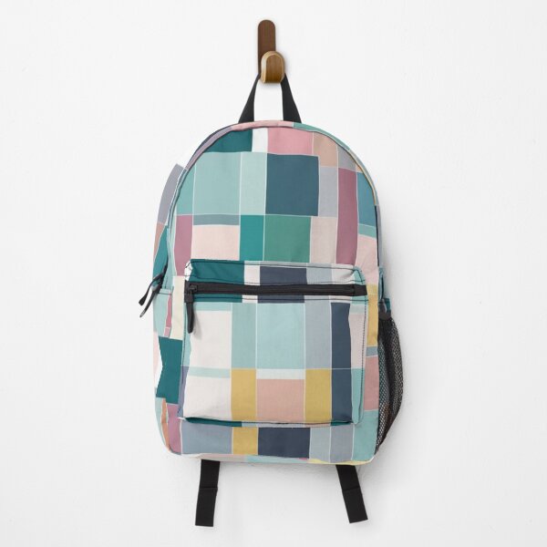 Item preview, big color block pattern lite pastel tone designed and sold by JangmiHorang.