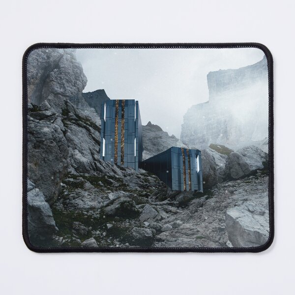 Item preview, Buildings In The Foggy Mountains designed and sold by Shaheen01.
