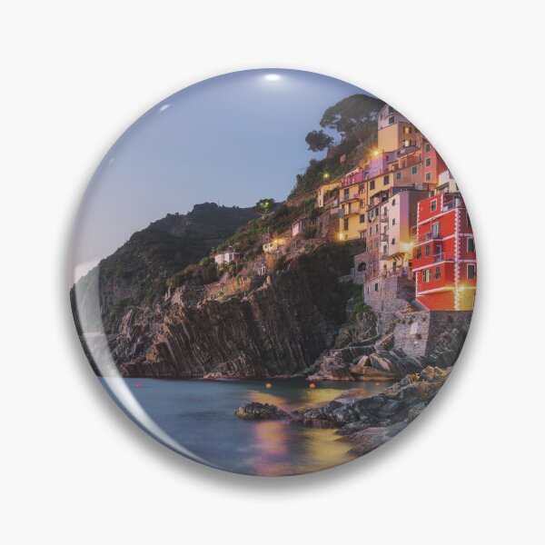 Item preview, Riomaggiore town, cape and sea at sunset. Cinque Terre, Liguria, Italy designed and sold by Stefano Orazzini.