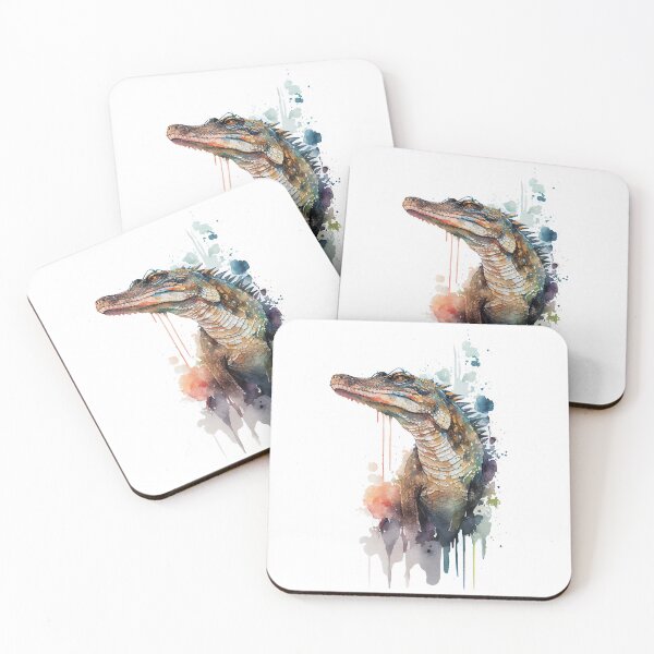 Item preview, Majestic Alligator Wildlife Collection - Watercolor Art | Digital Art designed and sold by Peek-Designs.