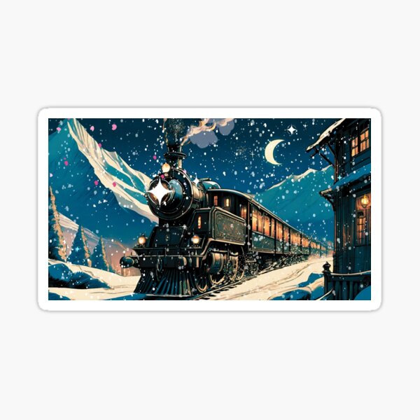 Item preview, The Great Train Escape Orient Express 1920s Iconic Roaring Twenties graphic design designed and sold by ItsAKinkThing.