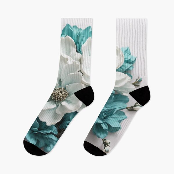 Item preview, Imaginary Beautiful Teal Flower designed and sold by LunarNebula.