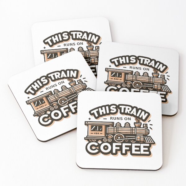 Item preview, Train: This Train Runs on Coffee designed and sold by Dungeon-Depot.