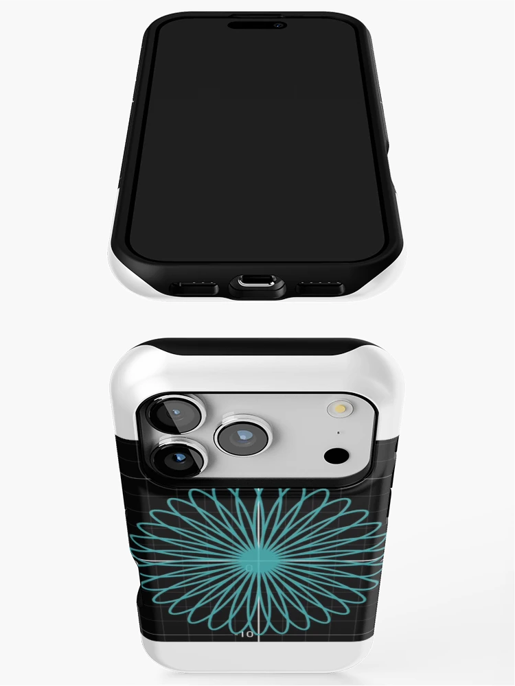 Thumbnail 3 of 4, iPhone Case, Math Graph Polar Curves designed and sold by MathAnimation.