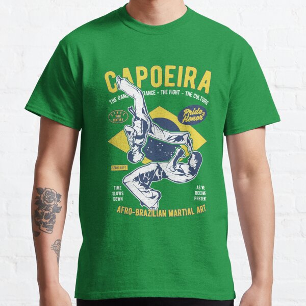 Capoeira Made In Brasil T-Shirt, Camiseta, Vtg Trendy Hipster, Ofertas  quentes - AliExpress