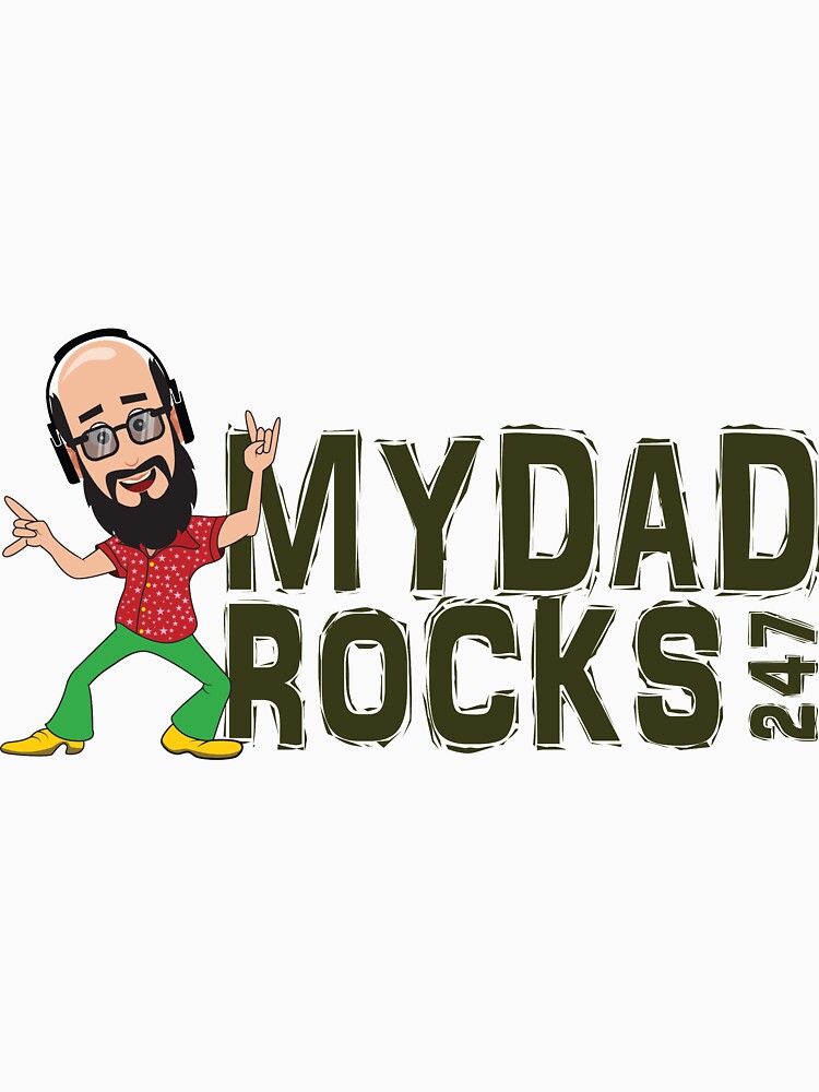 My Dad Rocks 24/7 - Logo by quitegr8