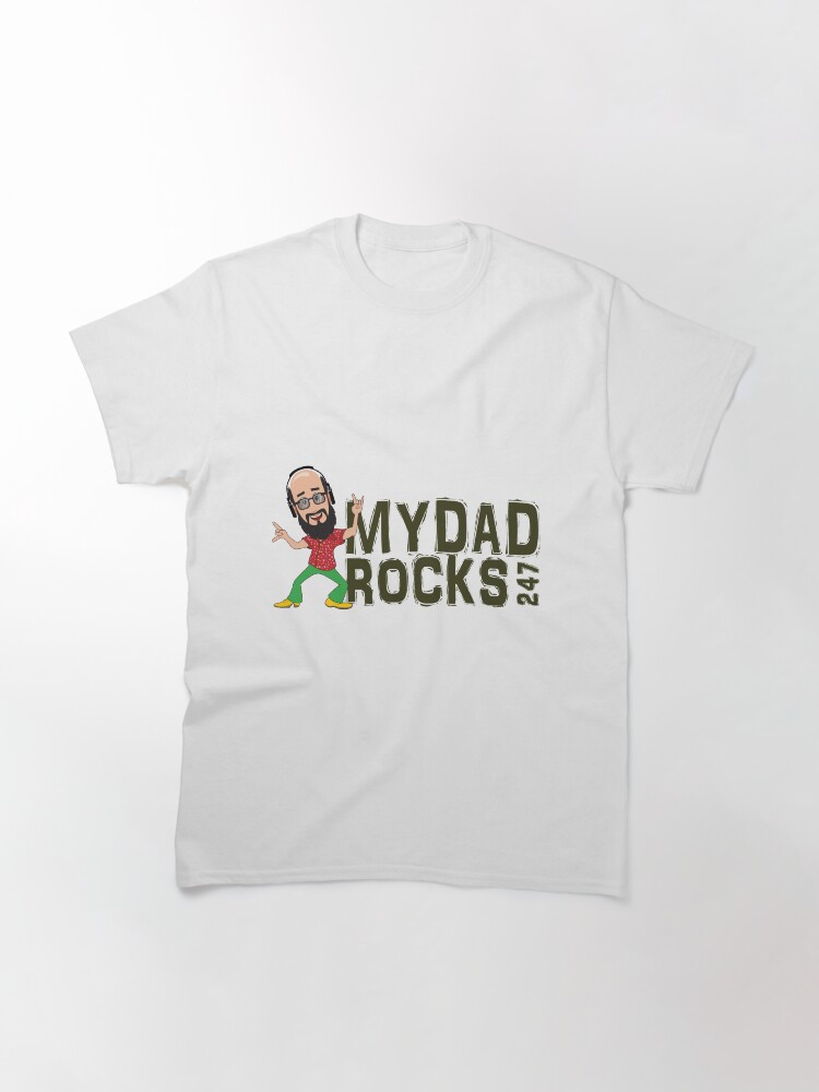 Alternate view of My Dad Rocks 24/7 - Logo Classic T-Shirt