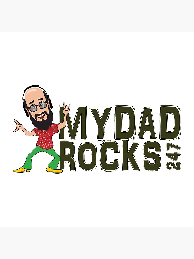 My Dad Rocks 24/7 - Logo by quitegr8