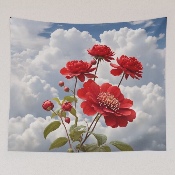 Item preview, Imaginary Beautiful Red Flower designed and sold by LunarNebula.