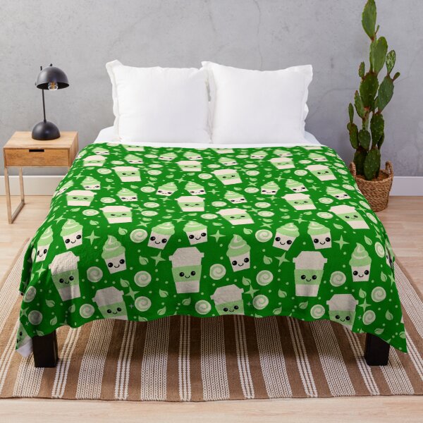 Item preview, green cute matcha tea coffee designed and sold by dottiedigitals.