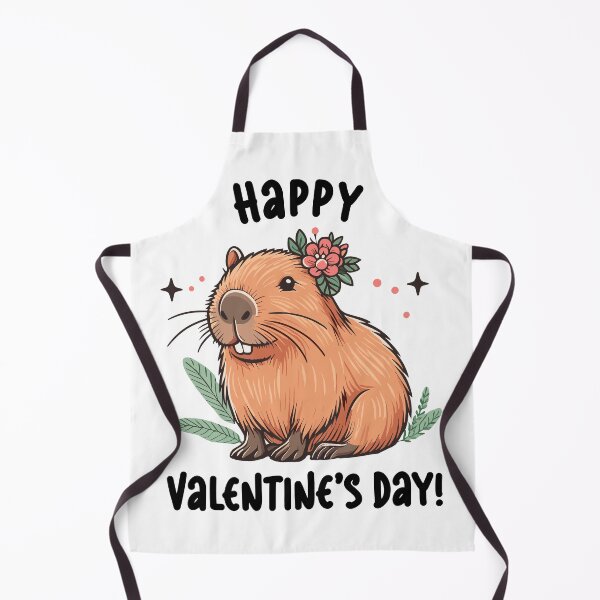 Item preview, Sending Capybara Love on Valentines Day designed and sold by EmeraldeaArt.