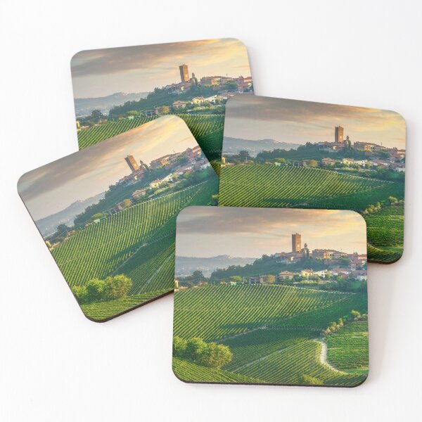Item preview, Barbaresco village and Langhe vineyards, Piedmont region, Italy designed and sold by Stefano Orazzini.