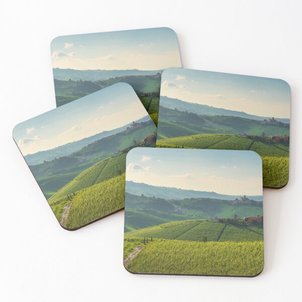 Item preview, Langhe vineyards and Castiglione Falletto village. Piedmont, Italy designed and sold by Stefano Orazzini.