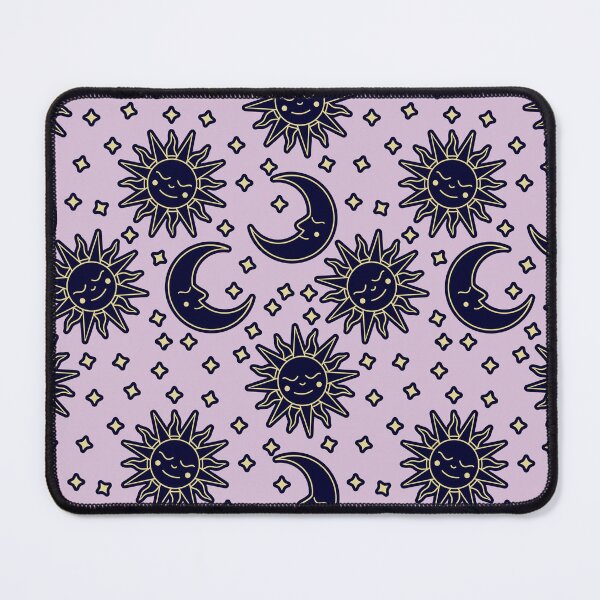 Item preview, purple sun and moon celestial print designed and sold by dottiedigitals.