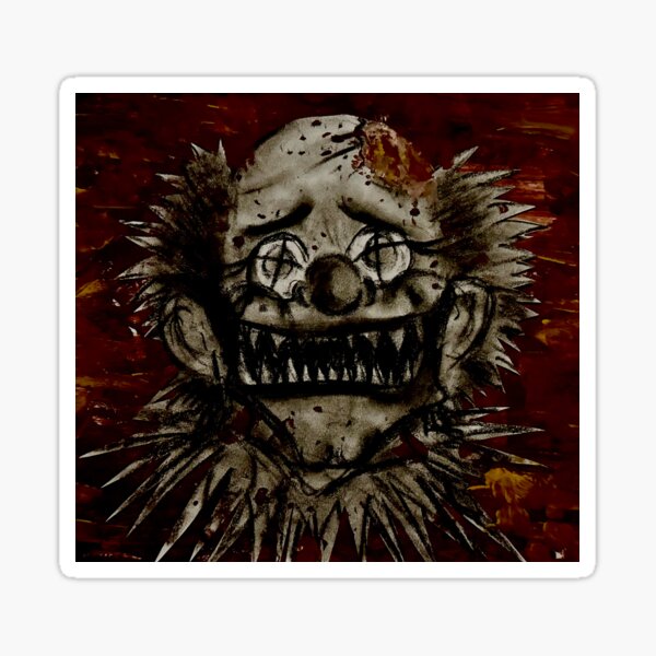 Clown Around Sticker