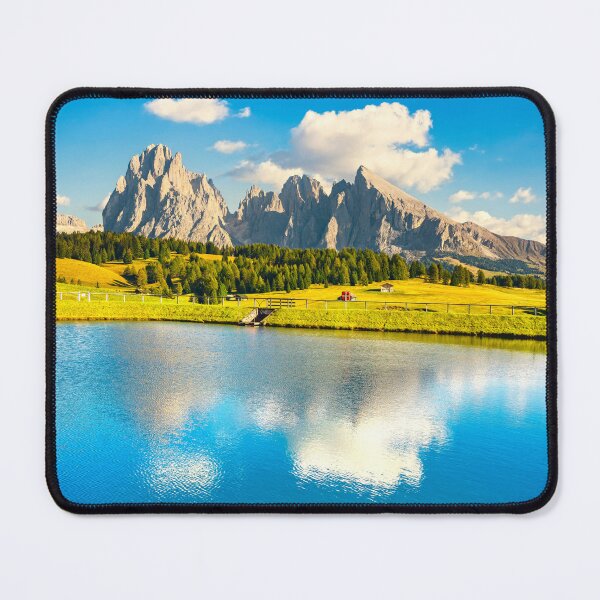 Item preview, Lake and mountains, Alpe di Siusi or Seiser Alm, Dolomites Alps, Italy. designed and sold by Stefano Orazzini.