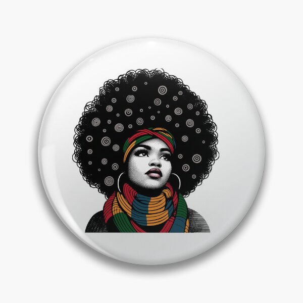 Item preview, Afro Lady | Black History Month designed and sold by DynastyArt.