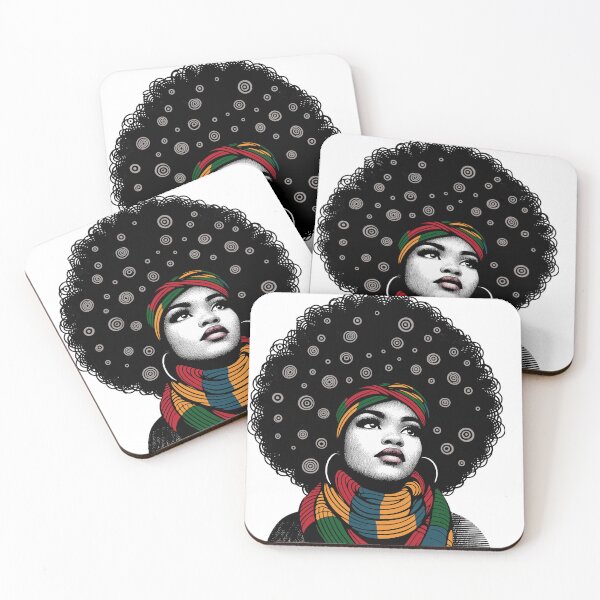 Item preview, Afro Lady | Black History Month designed and sold by DynastyArt.