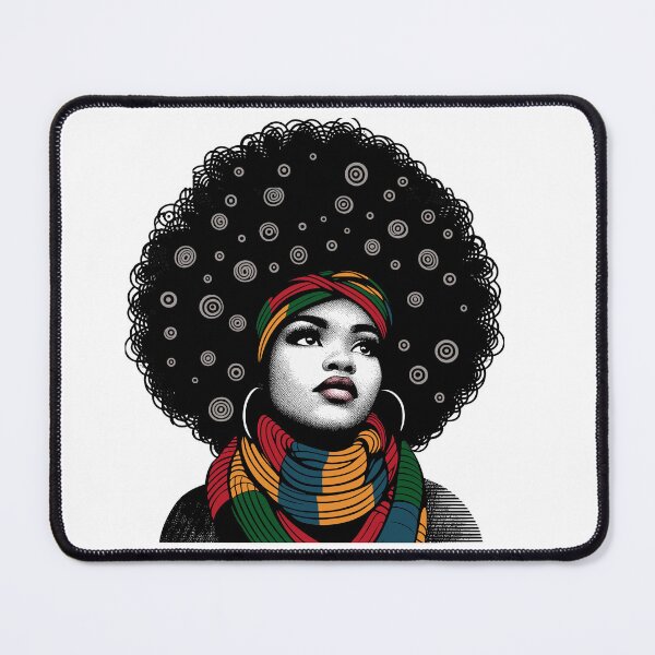 Item preview, Afro Lady | Black History Month designed and sold by DynastyArt.