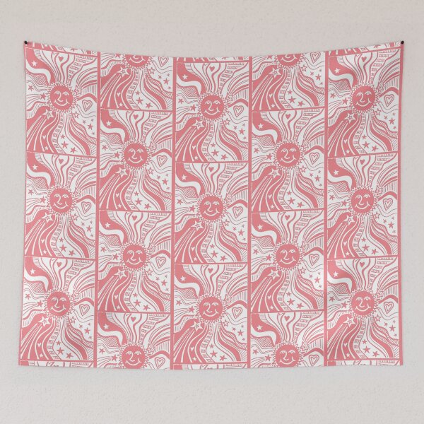 Item preview, Sun Print - Pink Background designed and sold by Helen McCartney Designs.