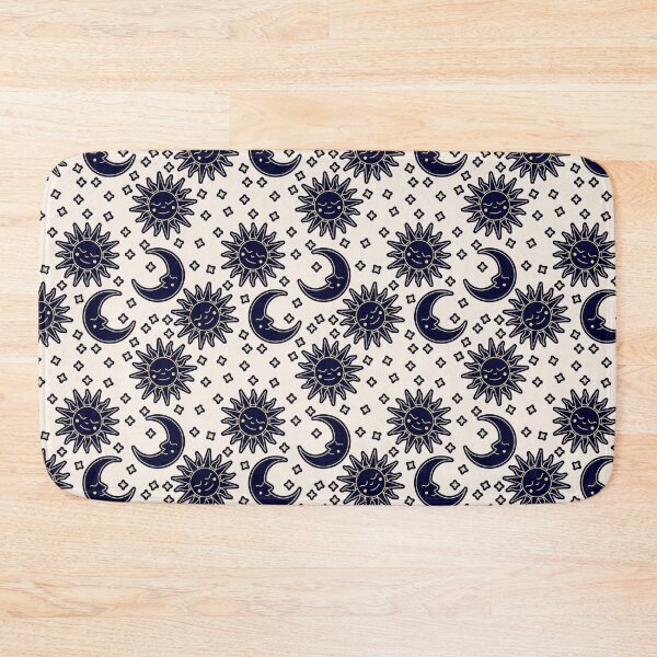 Item preview, pink sun and moon pattern designed and sold by dottiedigitals.