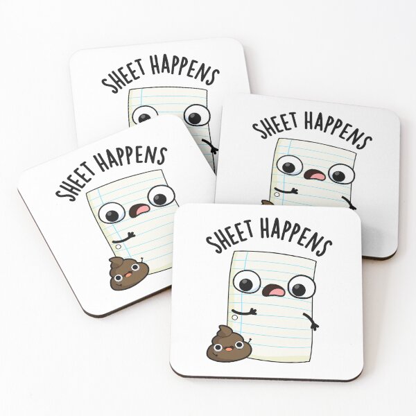 Item preview, Sheet Happens Funny Paper Puns designed and sold by punnybone.