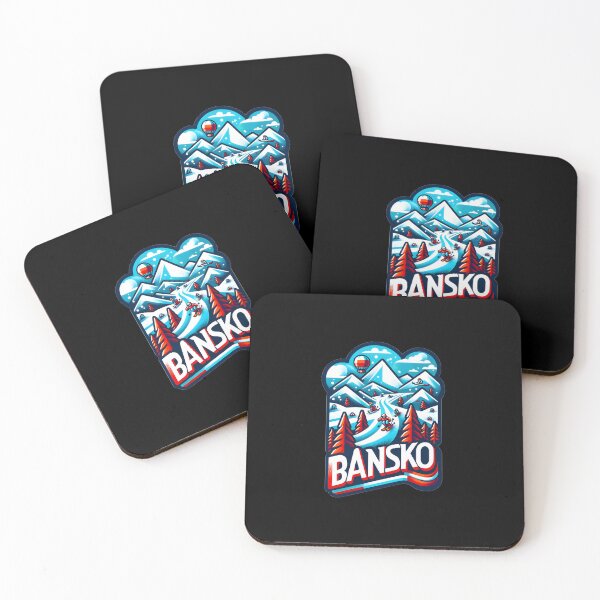 Item preview, Bansko Ski Resort Art Funny Gifts designed and sold by BadhbhLoot.