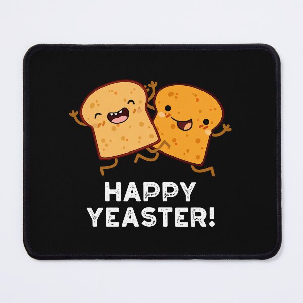Item preview, Happy Yeaster Funny Bread Puns (Dark BG) designed and sold by punnybone.