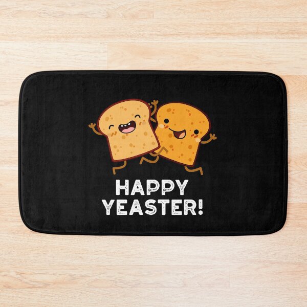Item preview, Happy Yeaster Funny Bread Puns (Dark BG) designed and sold by punnybone.