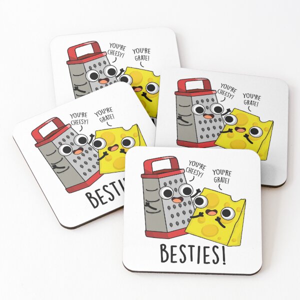 Item preview, Besties Funny Cheese Grater Puns designed and sold by punnybone.