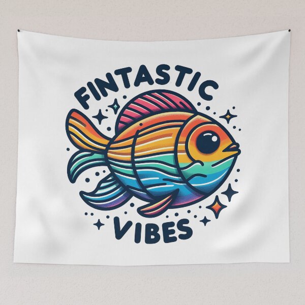 Item preview, Rainbow Fish: Fintastic Vibes designed and sold by Dungeon-Depot.