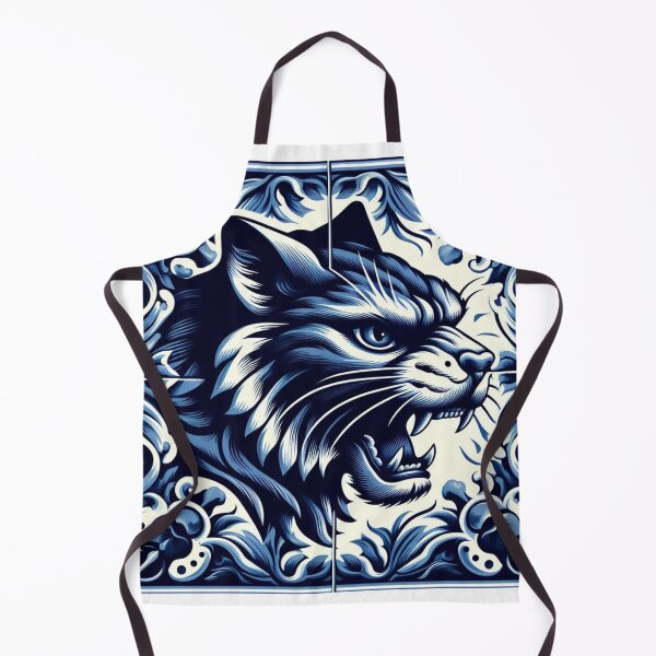 Item preview, Vintage Dutch Tile: The Yelling Cat designed and sold by ArtNook777.