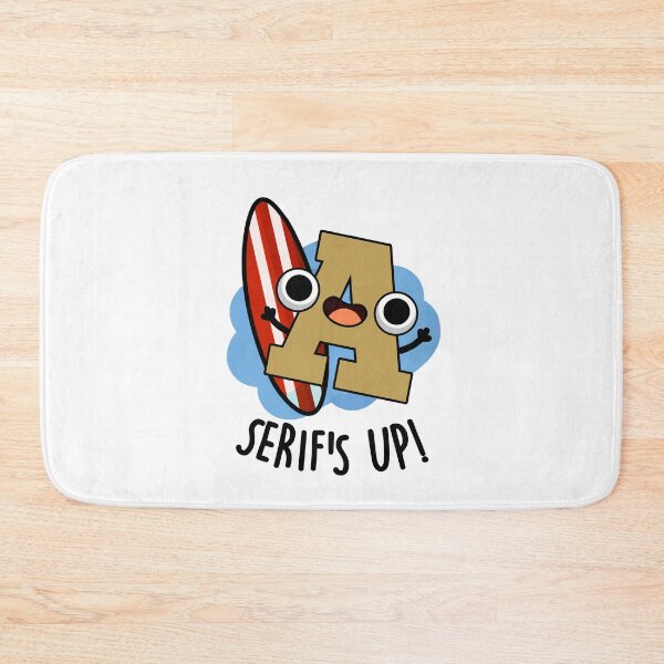 Item preview, Serifs Up Funny Font Type Puns designed and sold by punnybone.
