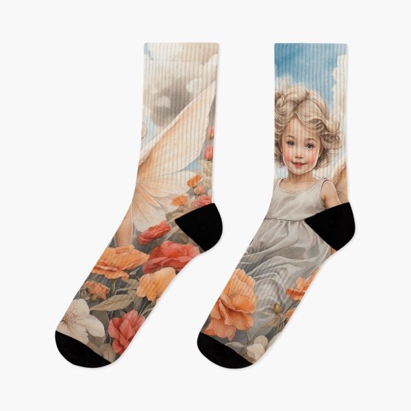 Item preview, Cherub Angel in a Garden Paradise - 17 designed and sold by nyathiwa.