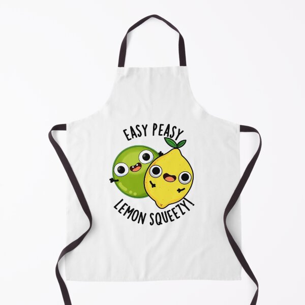 Item preview, Easy Peasy Lemon Squeezy Funny Fruit Puns designed and sold by punnybone.