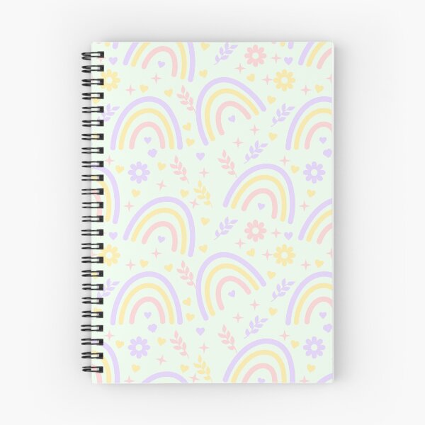 Item preview, botanical pastel rainbows designed and sold by dottiedigitals.