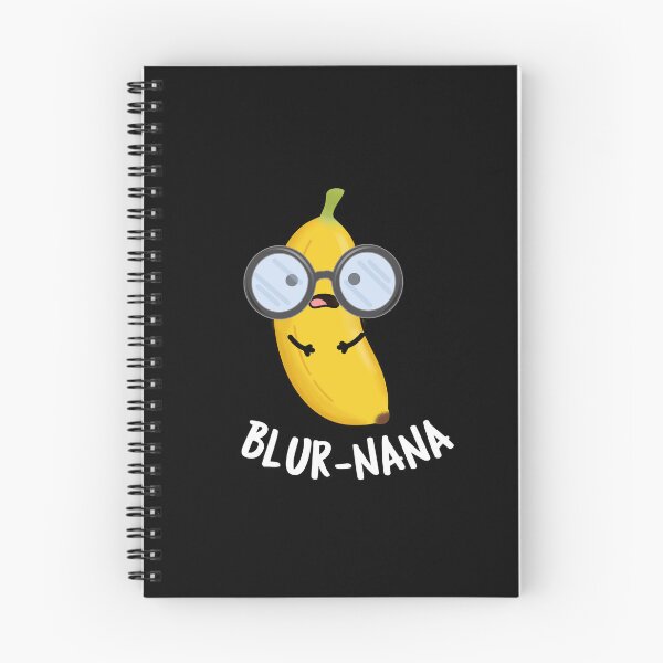 Item preview, Blur-nana Funny Banana Puns  (Dark BG) designed and sold by punnybone.